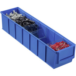 Allit 456540 Regal-Industriebox 400S Storage Bin Blue 400x91x81mm 1pc