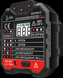 SDT0015 VA-LABs socket tester with RCD test and LCD