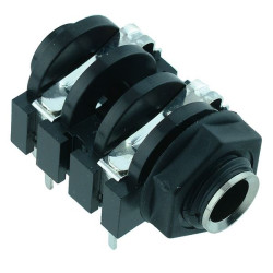 6.35mm PCB Mounting Mono Jack Socket