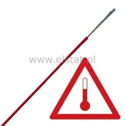 Przewód silikonowy 0,5mm2 czerwony I max 10A