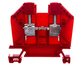 Złączka szynowa 2-przewodowa 6mm2 czerwona EURO 6/35 43401RD /50szt./