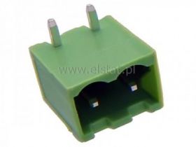 Listwa montaż. kątowa 2-zacisk. męska r = 5,08