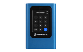 Dysk SSD IronKey Vault Privacy 80, 960 GB, USB 3.2, zewnętrzny, Kingston 3D TLC
