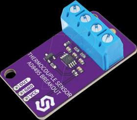 333053 Arduino - Temperature sensor, AD8495, analog