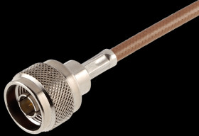 R161088000W N-plug, RG214, straight, crimp