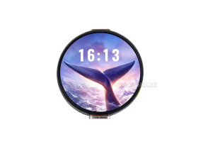Waveshare ESP32-S3 1.32inch AMOLED Round Touch Display Development Board, 466×466 Pixels, QSPI Interface, Supports Wi-Fi and Blu