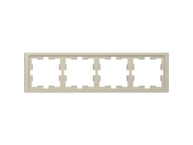 MERTEN D-Life Ramka 4 poczwórna piasek sahary MTN4040-6533 SCHNEIDER ELECTRIC