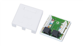 Gniazdo Natynkowe Utp Kat.5E 2Xrj45 Gn002