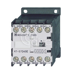 Ministycznik 3P, 12 V AC, 7 A, 3NO+1NC, K1-07D31 12
