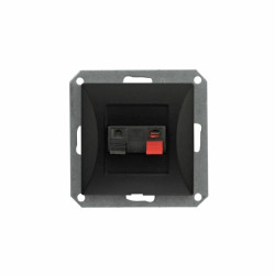 Opal Gniazdo kolumnowe pojedyncze kolor czarny matowy GG 1 - Op moduł moduł CZ