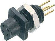 binder 09 9766 20 04-20 Złącze żeńskie kołnierzowe złącze żeńskie proste Seria: 719 Łączna ilość styków: 4 1 szt.