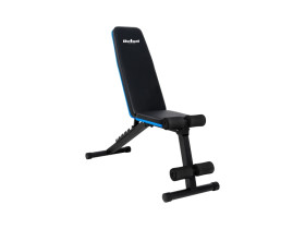 Ławka treningowa skośna wzmocniona z blokadą nóg , REBEL ACTIVE