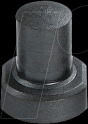 1S09-19.0 Cap, extra high, 19mm, black for buttons 3F ...