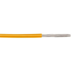 Przewód montażowy 0,33 mm² Pomarańczowy Alpha Wire PVC 22 AWG 1 kV dł. 30m 1/0,64 mm +80°C Militarny MIL-W-76B TYPE MW