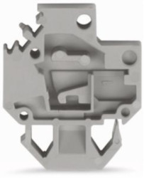 Dummy housing, 6 mm wide, gray for sheet thickness 2.5 mm, 226-119