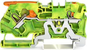2-wire protective earth terminal, spring-clamp connection, 0.5-6.0 mm², 1 pole, green-yellow, 2104-5207