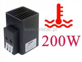 Termowentylator 200W z nadmuchem; 63m3/h