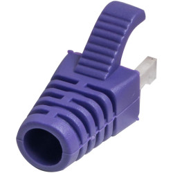 TUK Ltd SPEEDY RJ45 PS1Pu#100 Purple strain relief boot for Cat5 plug pk of 100