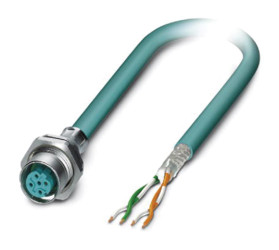 Kabel Ethernet Cat5 długość 1m Z zakończeniem Phoenix Contact PUR
