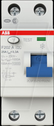 2CSF202101R3250 Fehlerstromschutz-Schalter, Typ A, 25 A, 300 mA, 2-polig