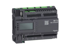 Modicon M172 Sterownik PLC HVAC 12 DI 12 AI 12 DO 6 AO Wyświetlacz Eth CAN RS485 USB miniA/B uSD TM172PDG42R SCHNEIDER ELECTRIC