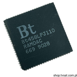 BT458LPJ110 RAMDAC Color Palette SMD-PLCC84 BROOKTREE