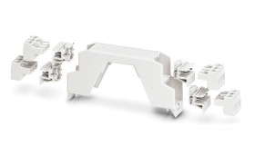 Obudowa urządzeń elektronicznych 17.6mm 4 nagłówki PCB i 4 bloki zacisków PCB, górna część obudowy 17.6 x 99 x 45.85mm