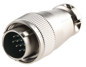 Złącze okrągłe 10-pinowe Miniature Kabel Wtyk JAE Męski SRCN