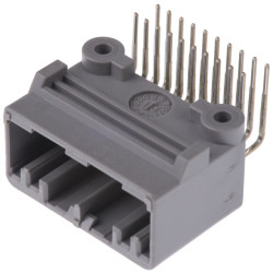 Listwa stykowa PCB 20-pinowe MX34 raster: 2.2 mm Kąt prosty 2-rzędowe JAE Otwór przelotowy W osłonie