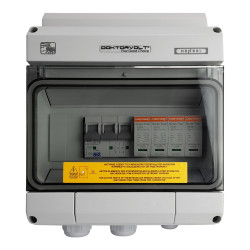 Rozdzielnica fotowoltaiczna solarna AC 1x Mersen Typ 1/2 1x SEZ C16 3P IP65 Doktorvolt DV-4586-FOT