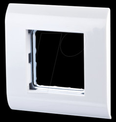 130910R4502-E Frame 80x80 mm for 45x45 mm pure white RAL9010