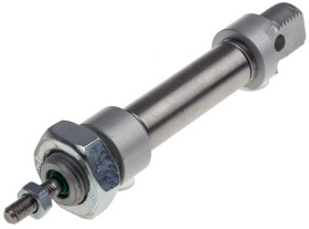 Siłownik pneumatyczny z tłoczyskiem skok: 10mm RS PRO Ø 10mm dwustronnego działania Action Bufor M5