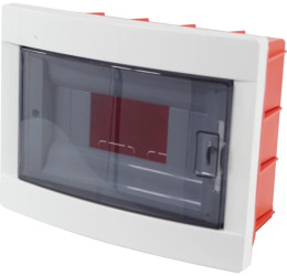 Rozdzielnica modułowa 1x8 podtynkowa IP40 biała