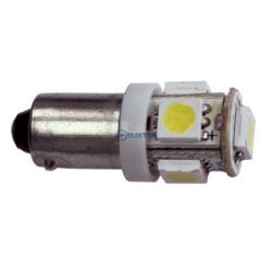 LED BA9s 12V 5xSMD5050 biała zimna