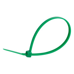 UniStrand CT5-Green 203mm Nylon Cable Ties Coloured Standard(4.8mm) Pack of 100