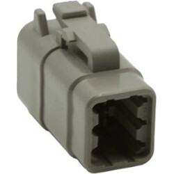 Plug housing, for rectangular miniature plug, PX0010S06GY