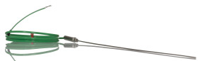 Termopara z izolacją mineralną K średnica 1.5mm długość 250mm Końcówka z gołym kablem RS PRO