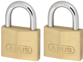 Kłódka średnica szekli: 6.5mm ABUS z kluczem W budynkach, na zewnątrz mosiężna Żółty