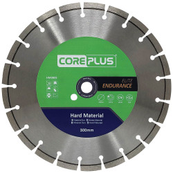 Core Plus CORDBHM300E HM300E Elite Hard Material Turbo Diamond Blade 300mm