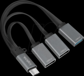UA0315 USB-C™ Hub, 2x USB 2.0 AF + 1x USB 3.0 AF