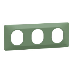 Plaque 3 post Hor 71 mm Vert F