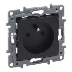 Niloe Selection Gniazdo 2p+z 16A 250V (bez przesłony, zaciski śrubowe) antracyt 762240