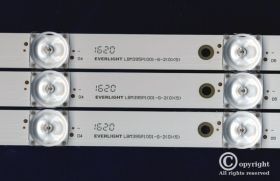 LISTWA LED LBM395P1001-G-2 IC-A-HWCW40D734 WKLĘSŁE SOCZEWKI 10x3030 3V SONY40