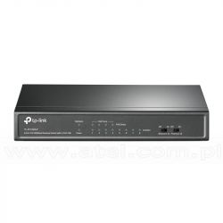 TP-Link TL-SF1008LP, Switch niezarządzalny, 8x 10/100 RJ-45, PoE, desktop