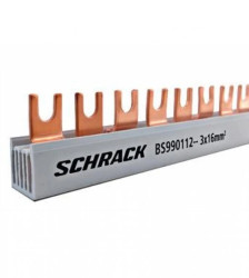 Amparo - oszynowanie 3 torowe 16mm2, L1/L2/L3, 12modułów