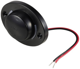 TRU COMPONENTS TC-12114148 Wbudowane podwójne gniazdo USB-A z oświetleniem Zawartość: 1 szt.