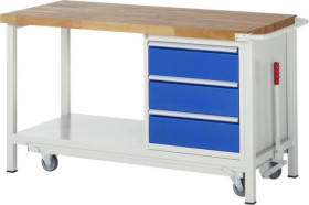 Stół warsztatowy RAU 05 8157A6-157B4F.11, (S x W x G) 1500 x 880 x 700 mm