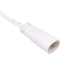 Female White 3 Pole Locking DC Lighting Connector IP60
