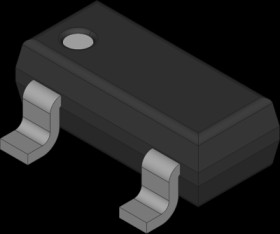 Bipolar junction transistor, NPN, 200 mA, 40 V, SMD, SOT-23, MMBT3904LT1G