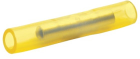 Butt connectorwith insulation, 0.1-0.4 mm², AWG 26 to 22, yellow, 20 mm, 669